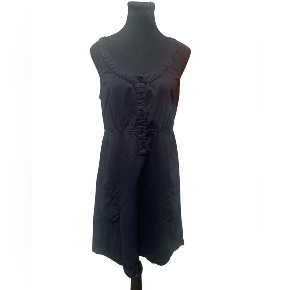 Fei Black Overall  Cotton Dress GUC 4